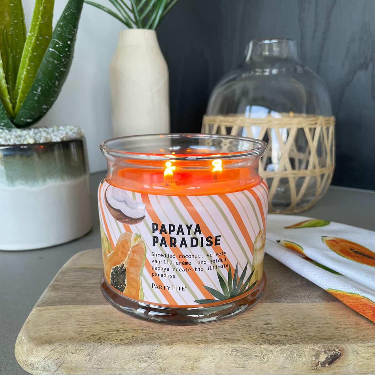 Papaya Paradise 3-Wick Jar Candle