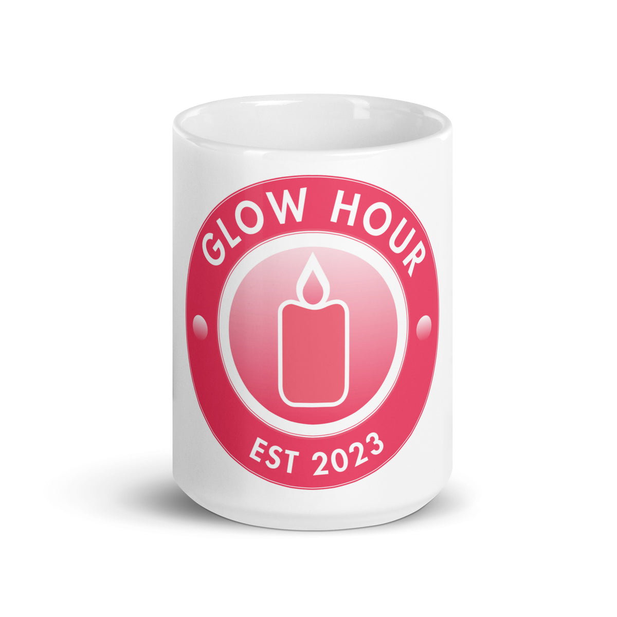 Glow Hour White Glossy Mug