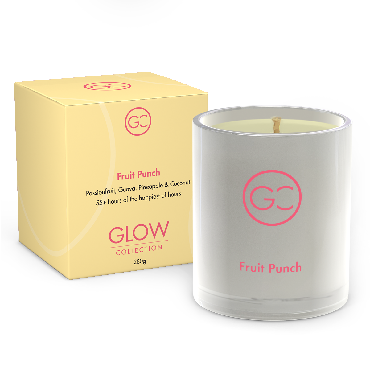 Fruit Punch Scented Soy Candle 55hr Burn