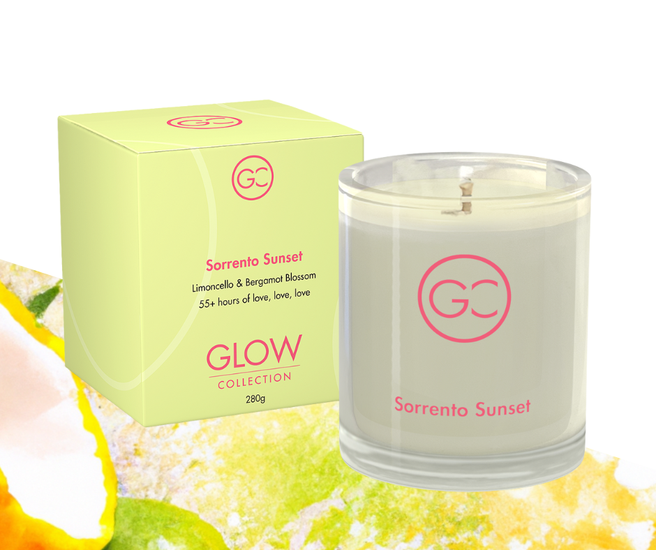 Sorrento Sunset - Limoncello Scented Soy Candle 55hr Burn