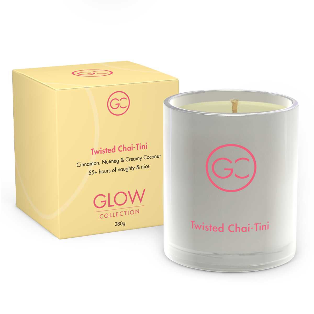 Twisted Chai-Tini Scented Soy Candle 55hr Burn