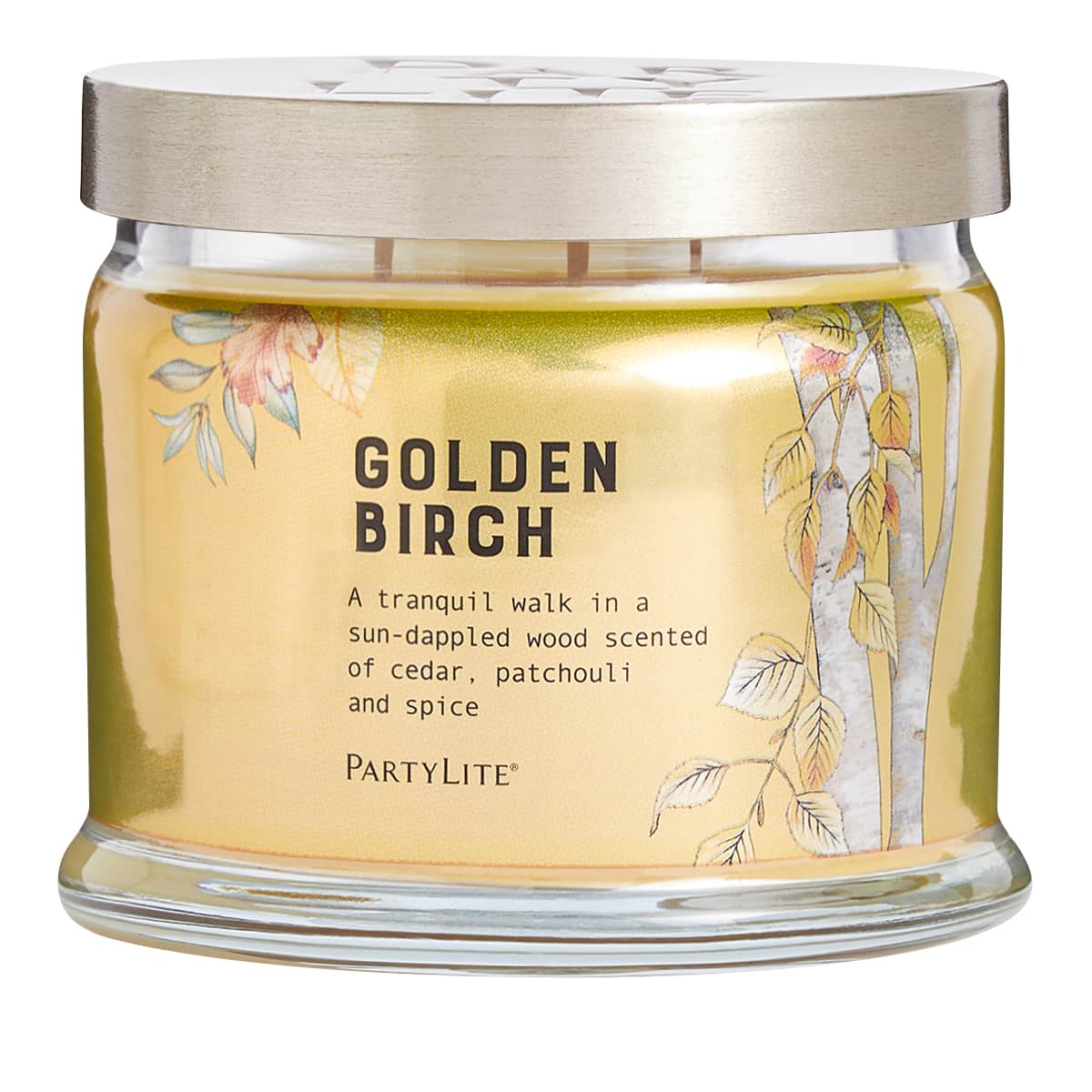 Golden Birch 3-Wick Jar Candle