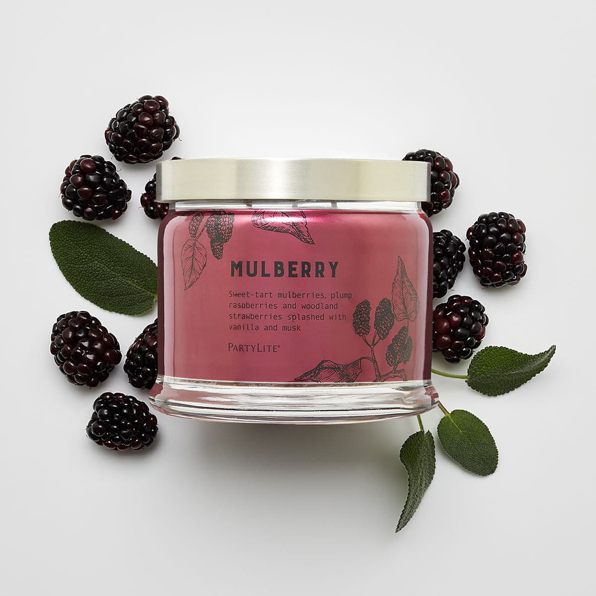 Mulberry 3-Wick Jar Candle