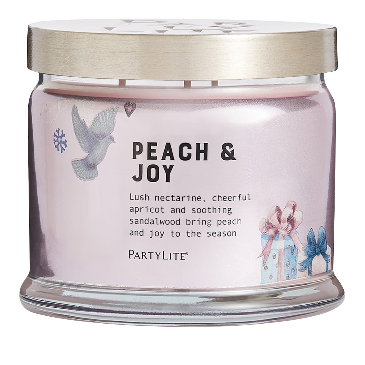 Peach &amp; Joy 3-Wick Jar Candle