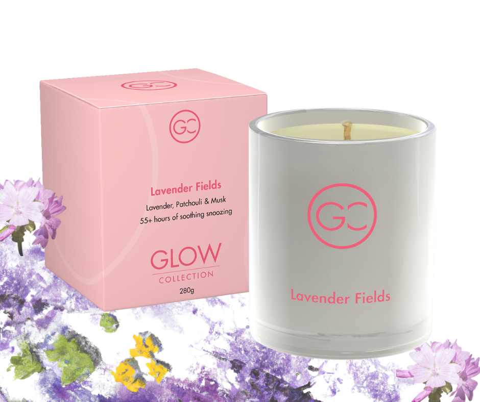 Lavender Fields - Scented Soy Candle 55hr Burn