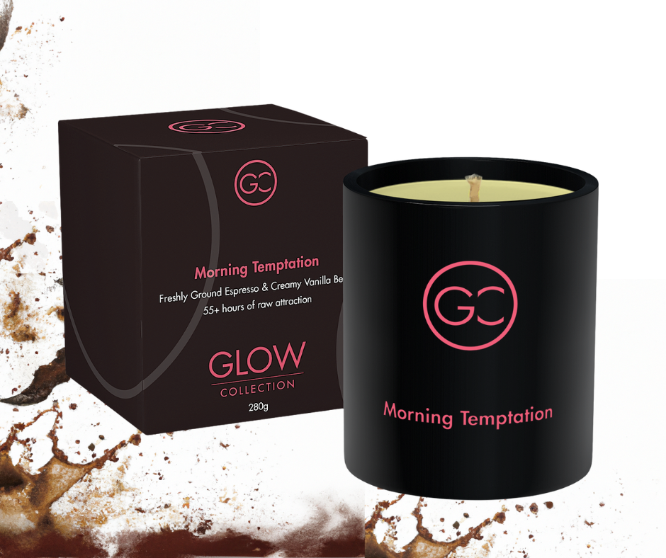 Morning Temptation - Coffee Bean Scented Soy Candle 55hr Burn