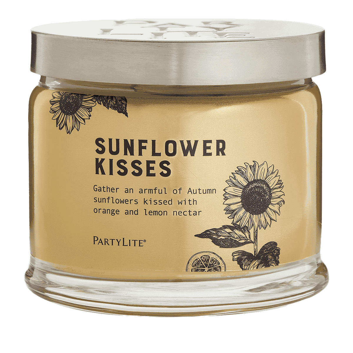 Sunflower Kisses 3-Wick Jar Candle