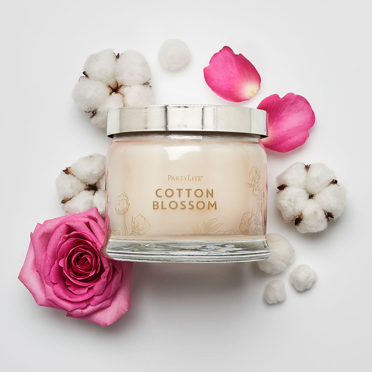 Cotton Blossom 3-Wick Jar Candle