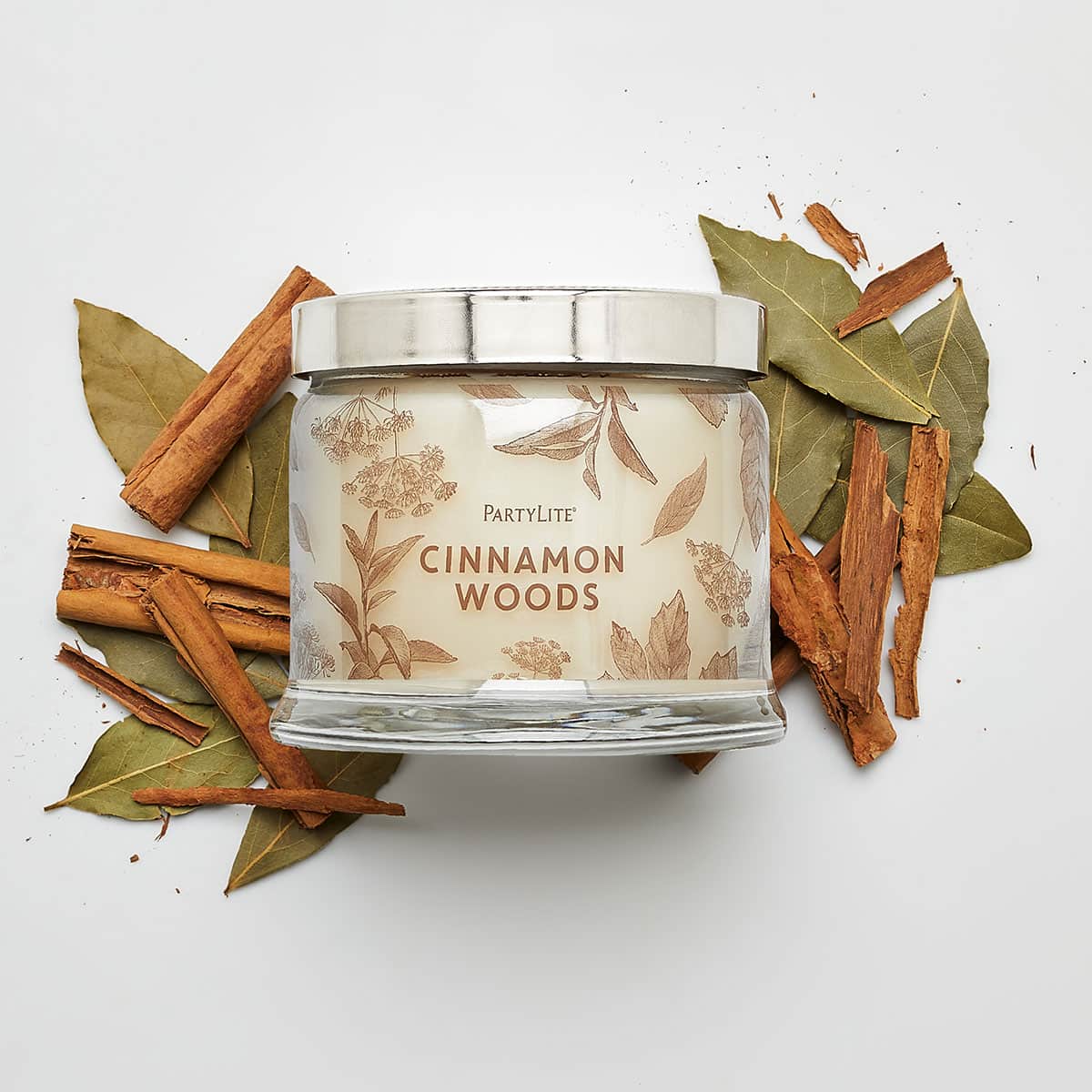 Cinnamon Woods 3-Wick Jar Candle